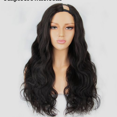 Virgin Indian remy Body Wavy U Part Wig