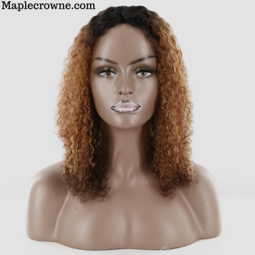 18 Inch Kinky Malaysian Curly Non-Lace Wigs