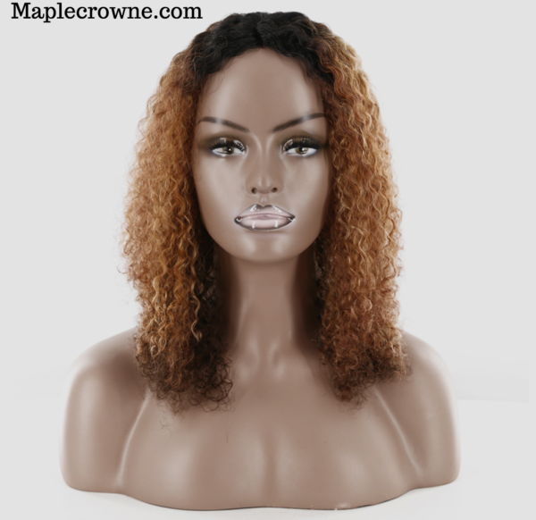 18 Inch Kinky Malaysian Curly Non-Lace Wigs