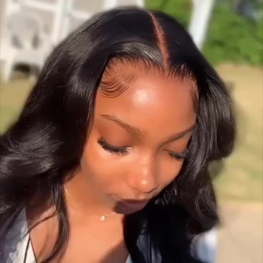 100% Virgin Brazilian Human Hair Body Wave Wig | Maplecrowne